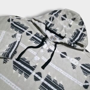 Cinch Pullover Mens Southwestern Aztec Polar Fleece 1/4 Size XL Western